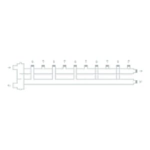 Коллектор дублер рядный с гидроразделителем до 100 кВт 5+1
