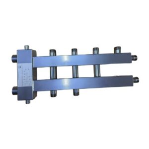 Коллектор дублер рядный с гидроразделителем из нержавеющей стали до 85 кВт 2+1+1