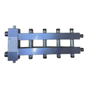 Коллектор дублер рядный с гидроразделителем из нержавеющей стали до 85 кВт 2+1+2