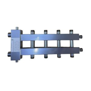 Коллектор дублер рядный с гидроразделителем из нержавеющей стали до 100 кВт 2+1+2