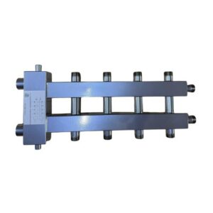 Коллектор дублер рядный с гидроразделителем из нержавеющей стали до 150 кВт 2+1+2